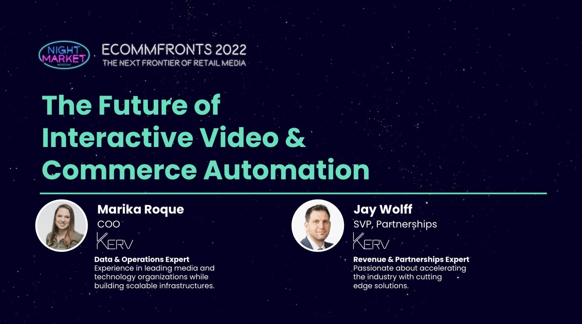 Banner for event - The Future of Interactive Video & Commerce Automation