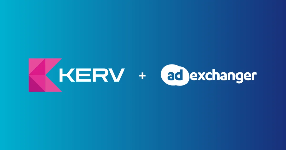 KERV.ai x AdExchanger Logo