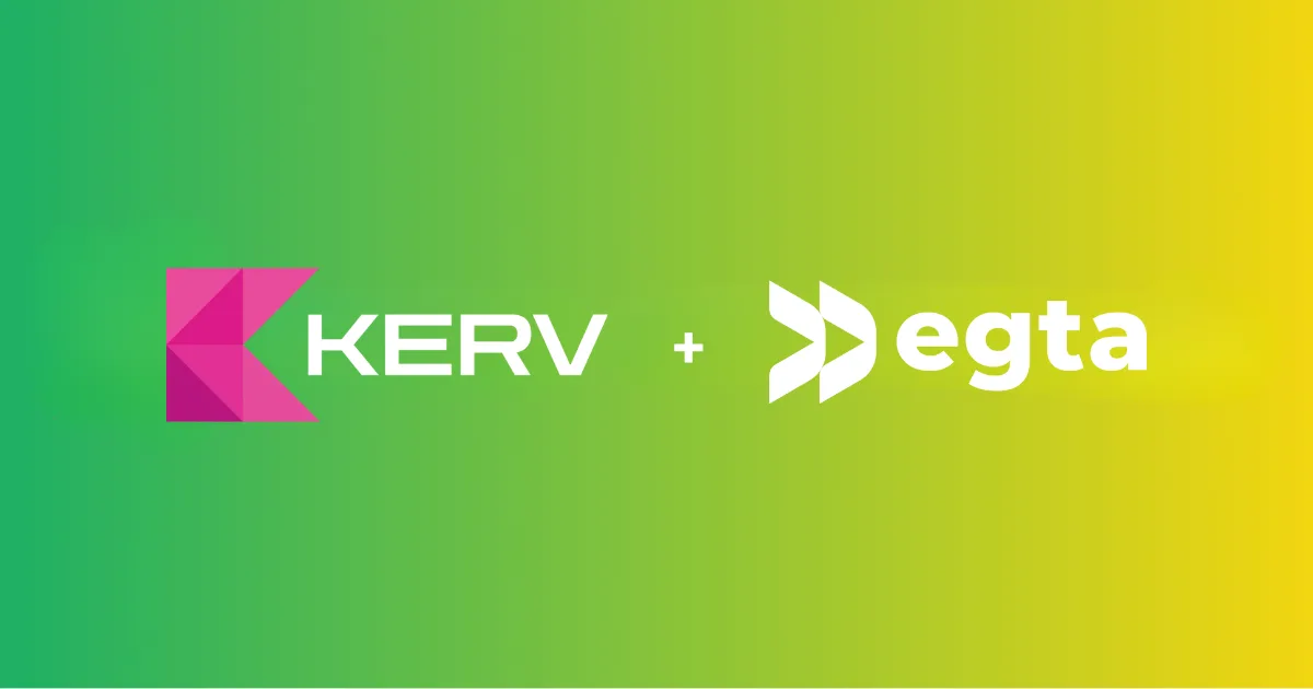 KERV.ai x egta logo