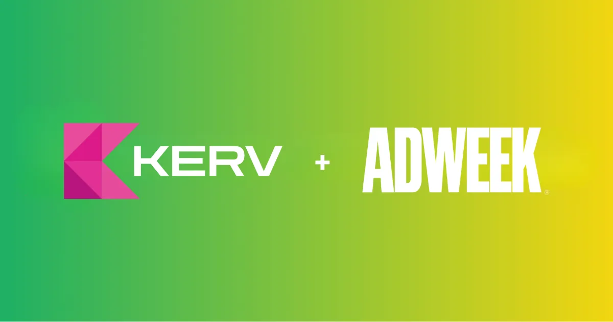 KERV.ai x Adweek Logo Card