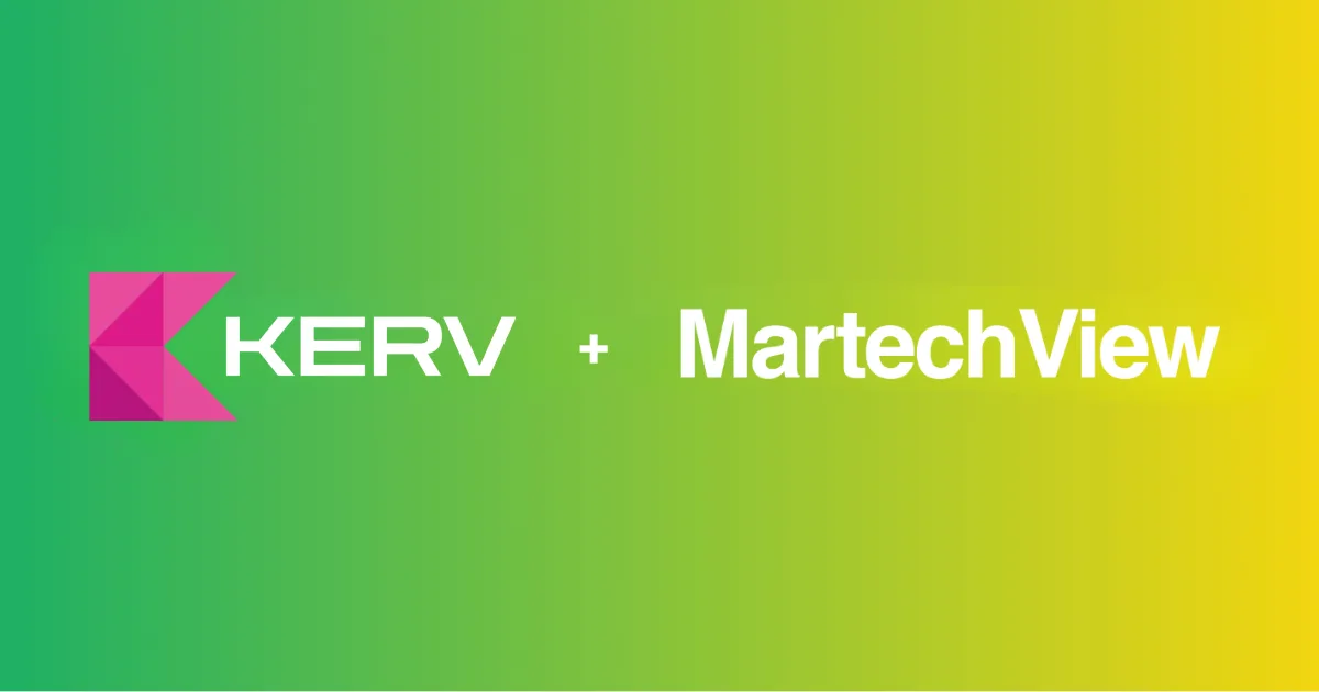KERV.ai x MartechView Logo Card