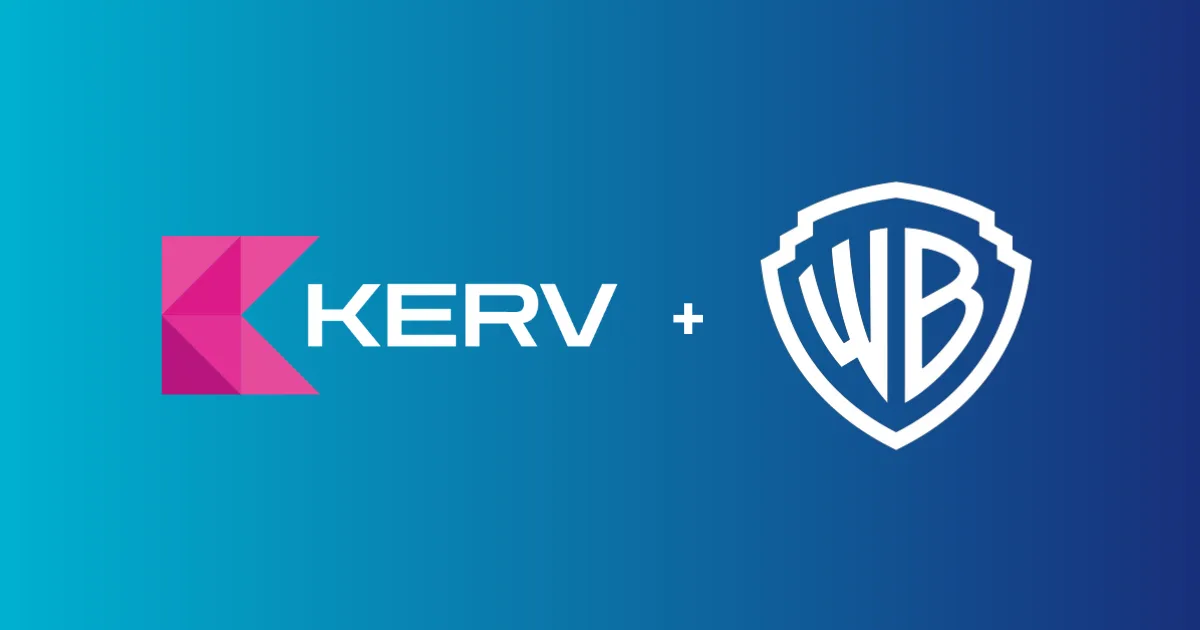 KERV.ai x Warner Bros. Discovery Logo Card