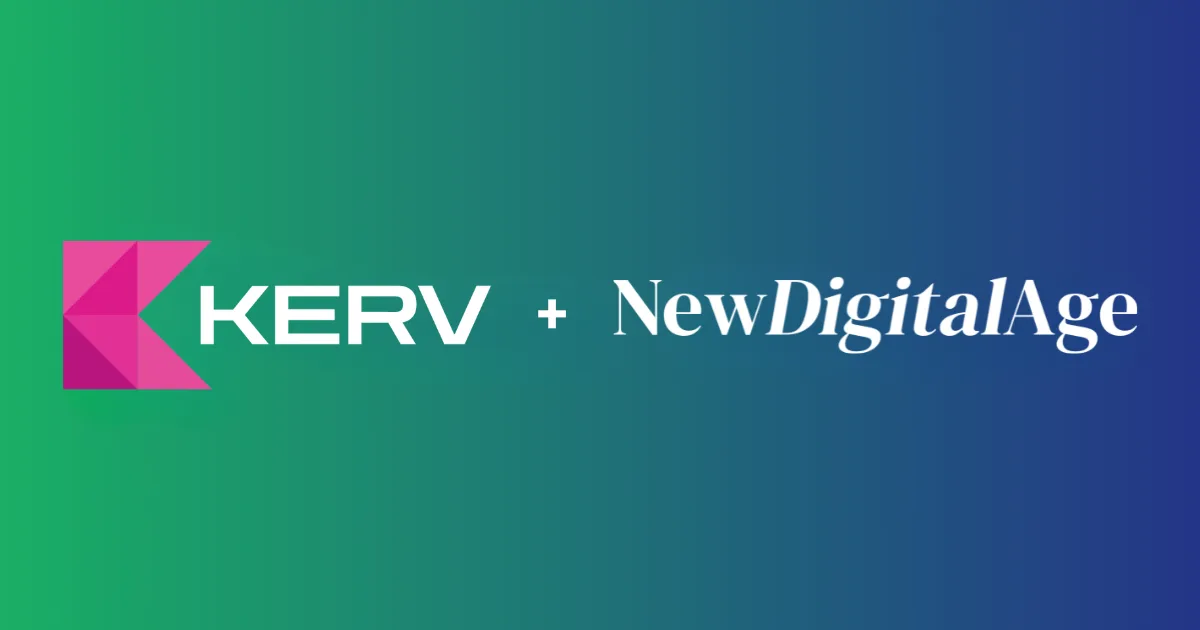 KERV.ai x NewDigitalAge Logo Card