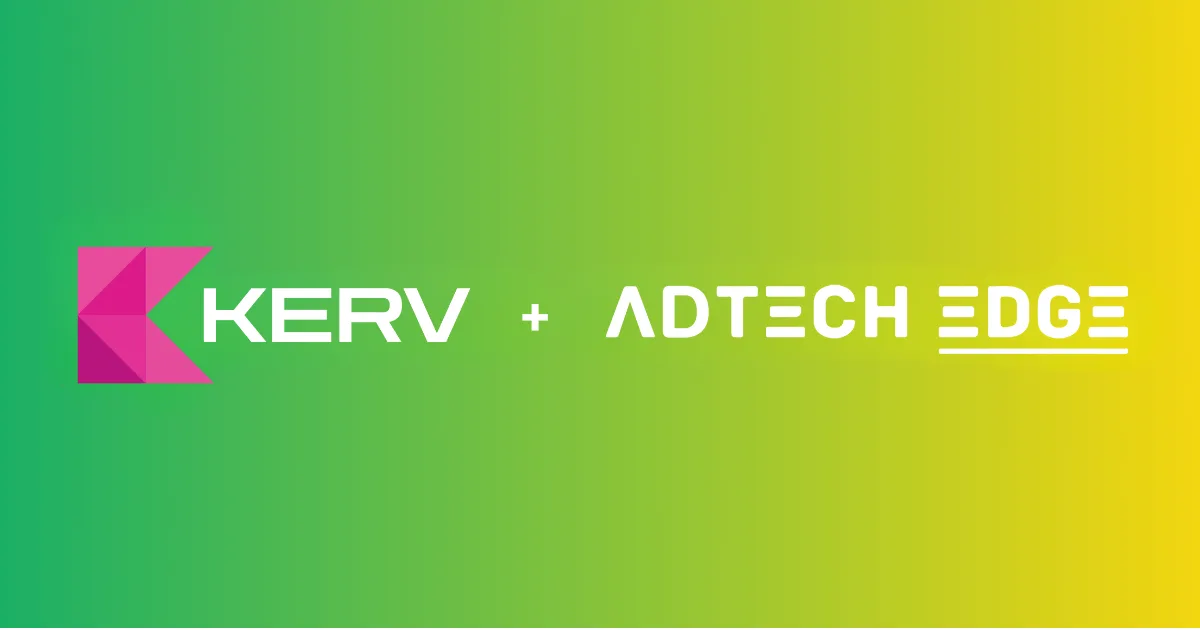 KERV.ai x AdTech Edge Logo Card