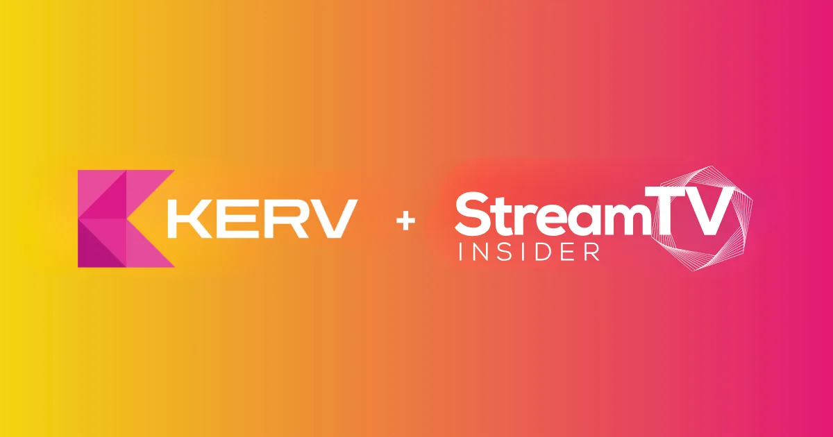 KERV.ai x StreamTV Insider Logo Card