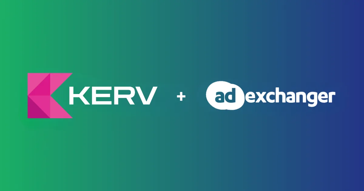 KERV.ai x AdExchanger Logo Card